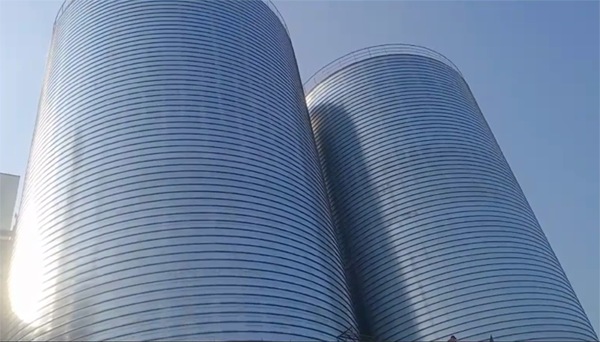 达拉特2座混凝土高架卷板仓